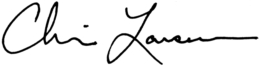 Chris Larson's signature